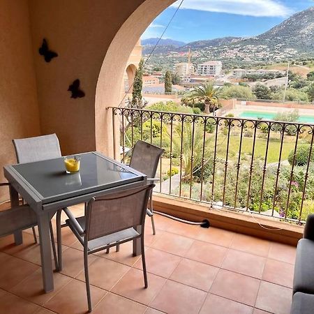 Joli Studio Tout Confort Proche Toutes Commodites Dans Residence Calme LʼÎle-Rousse Kültér fotó